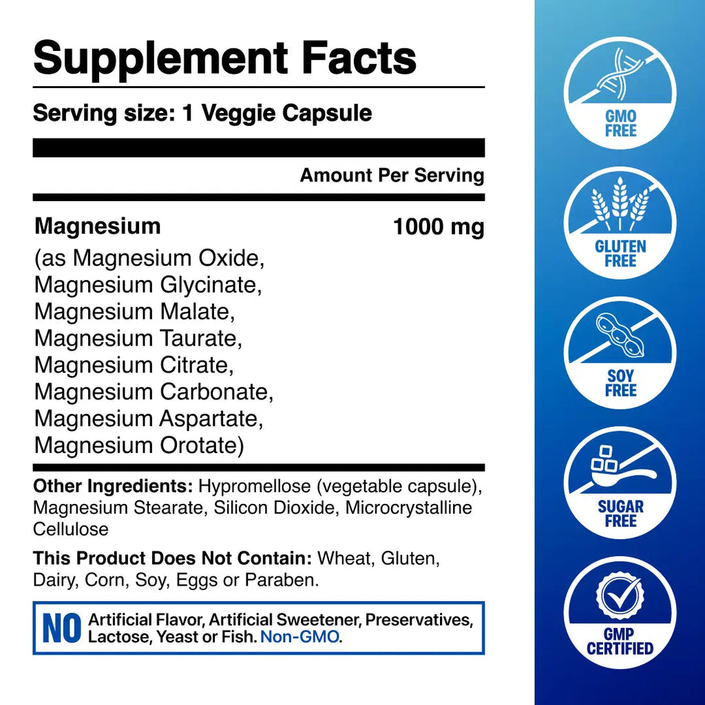 Magnesium Complex 90 Cápsulas | 8 Formas Elementales — vista 11