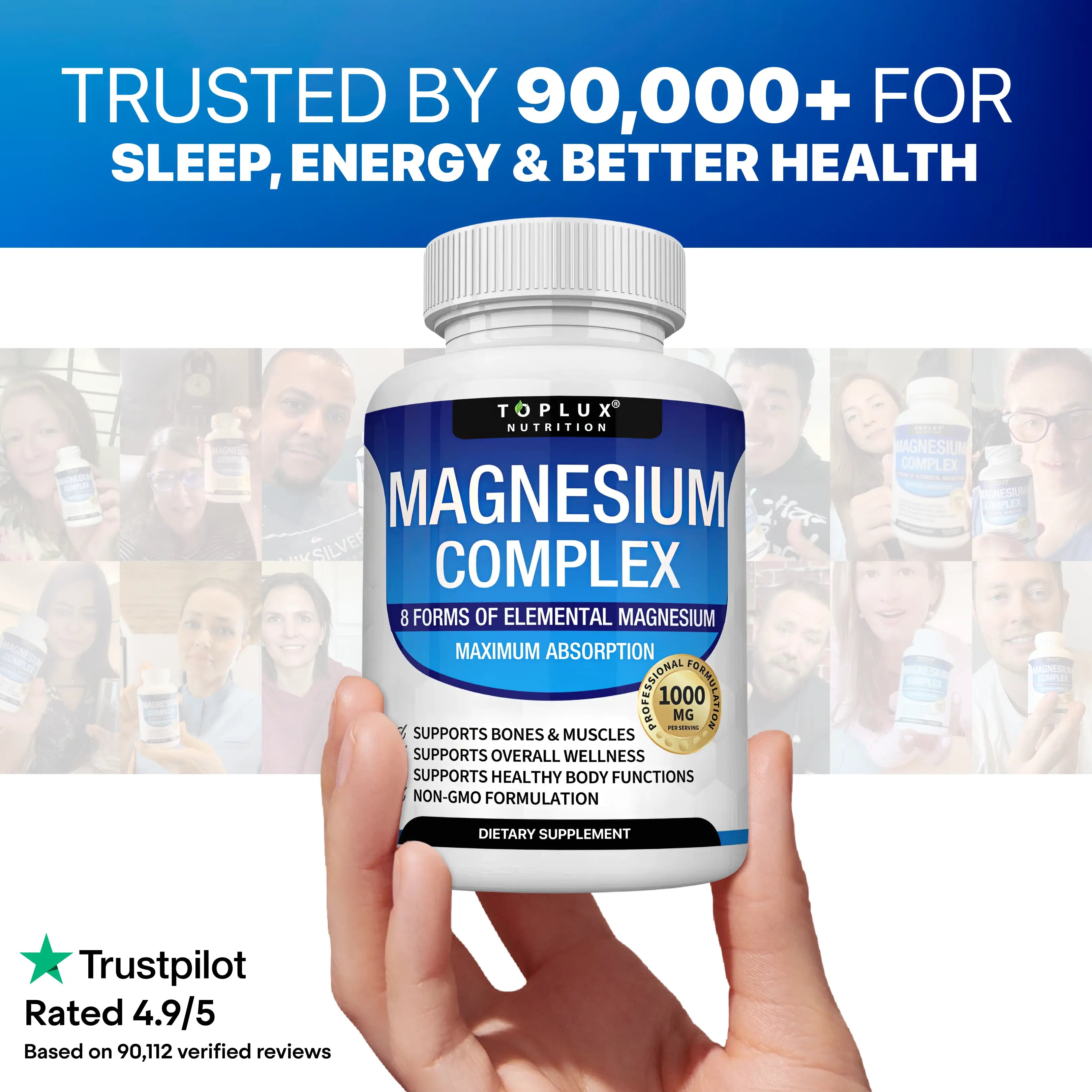 Magnesium Complex 90 Cápsulas | 8 Formas Elementales — vista 15