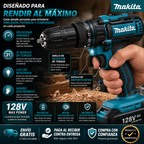 ⚡ Taladro y destornillador Inalámbrico de 128V — vista 2