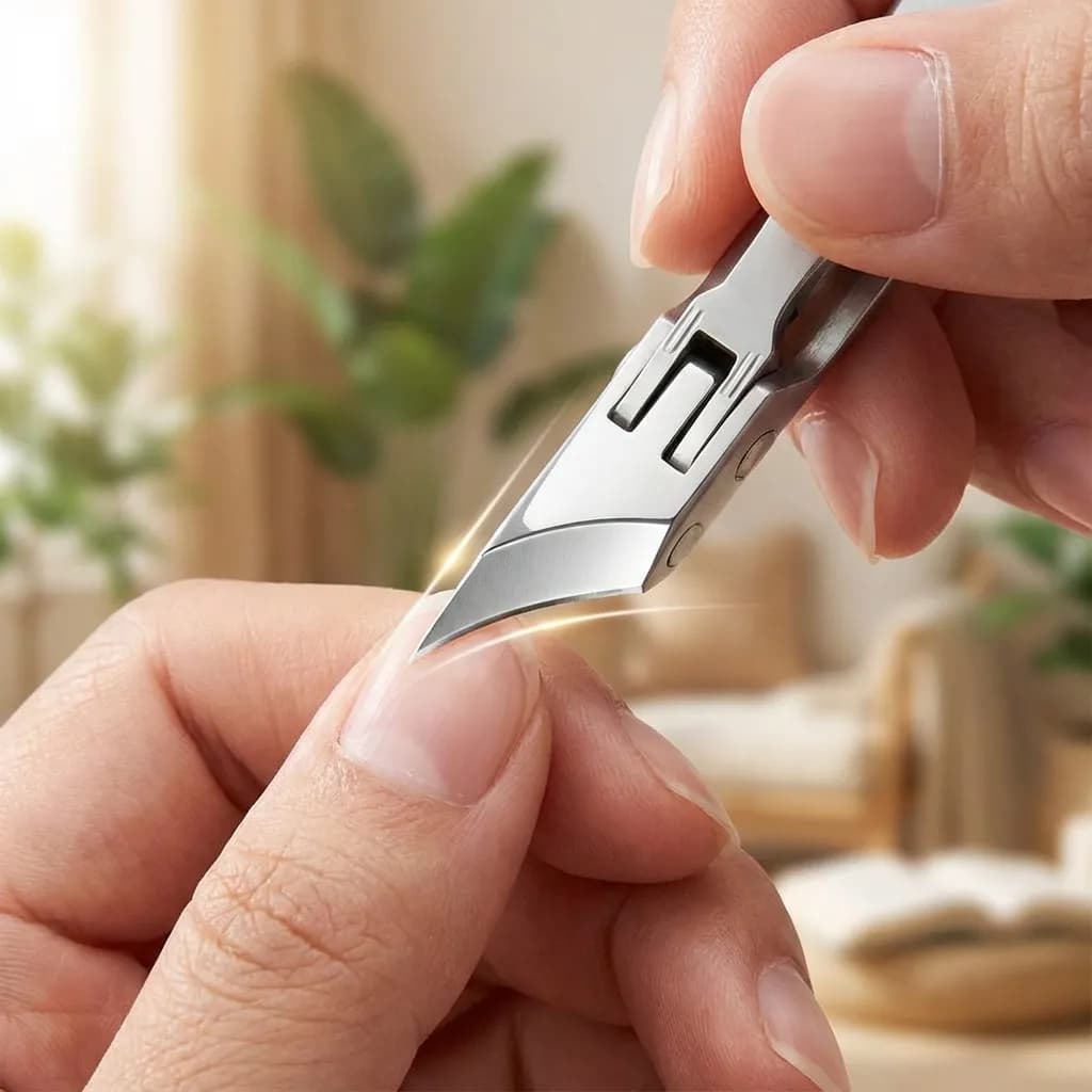 Corta uñas curveado