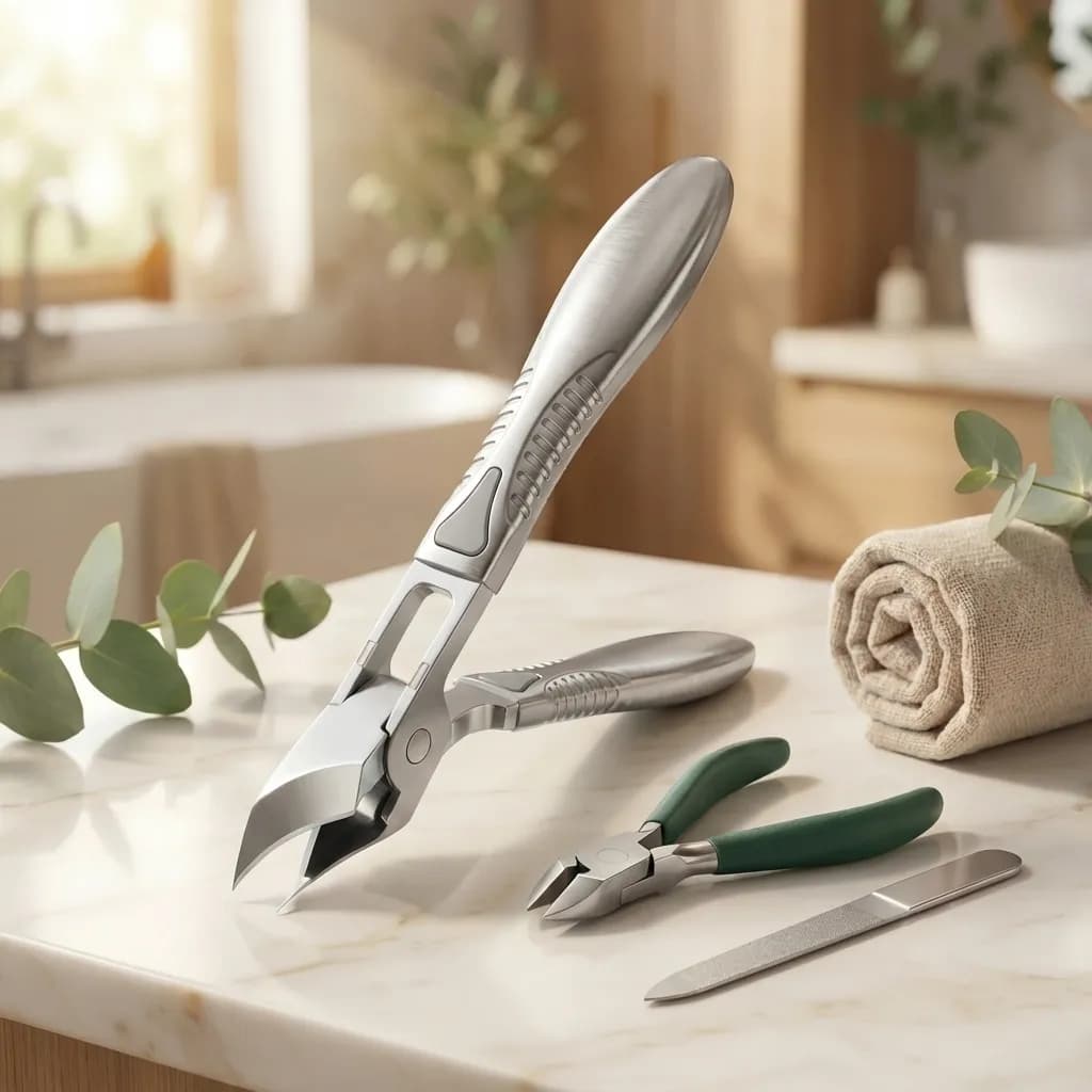 Corta uñas curveado