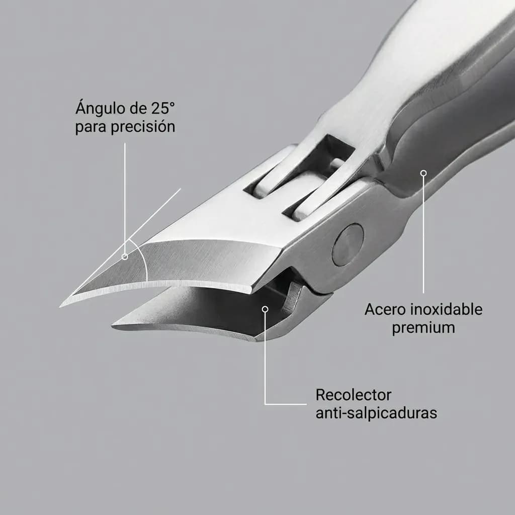 Corta uñas curveado