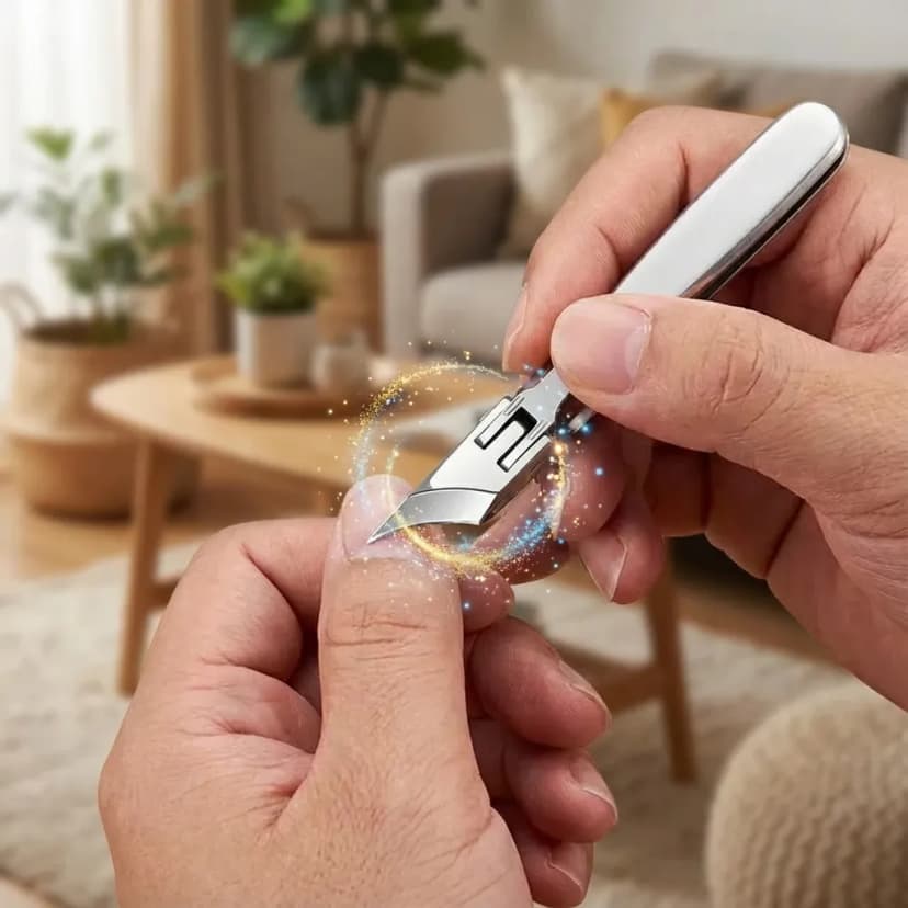 Corta uñas curveado