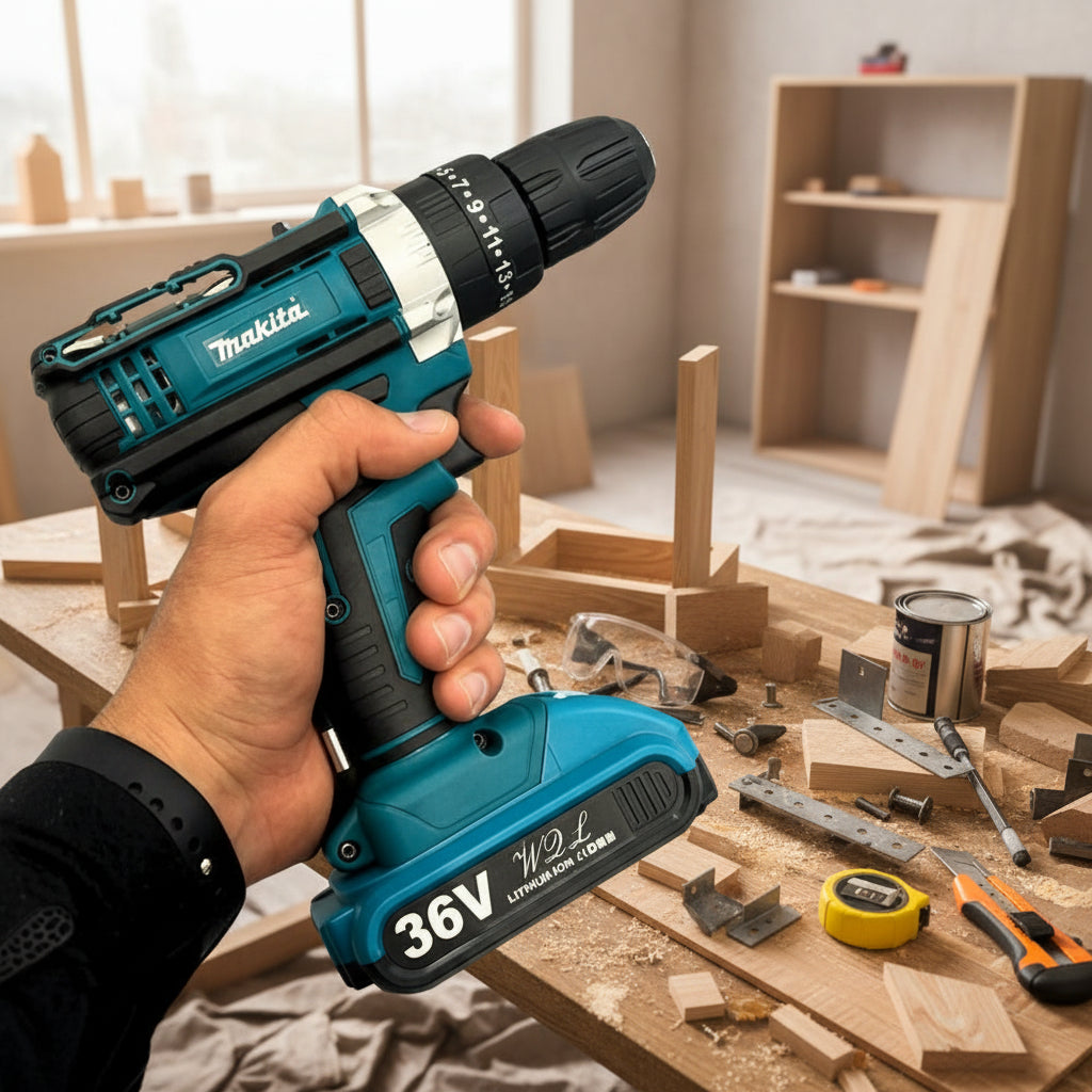 1 POTENTE TALADRO ROTOMARTILLO MAKITA DE 36 V